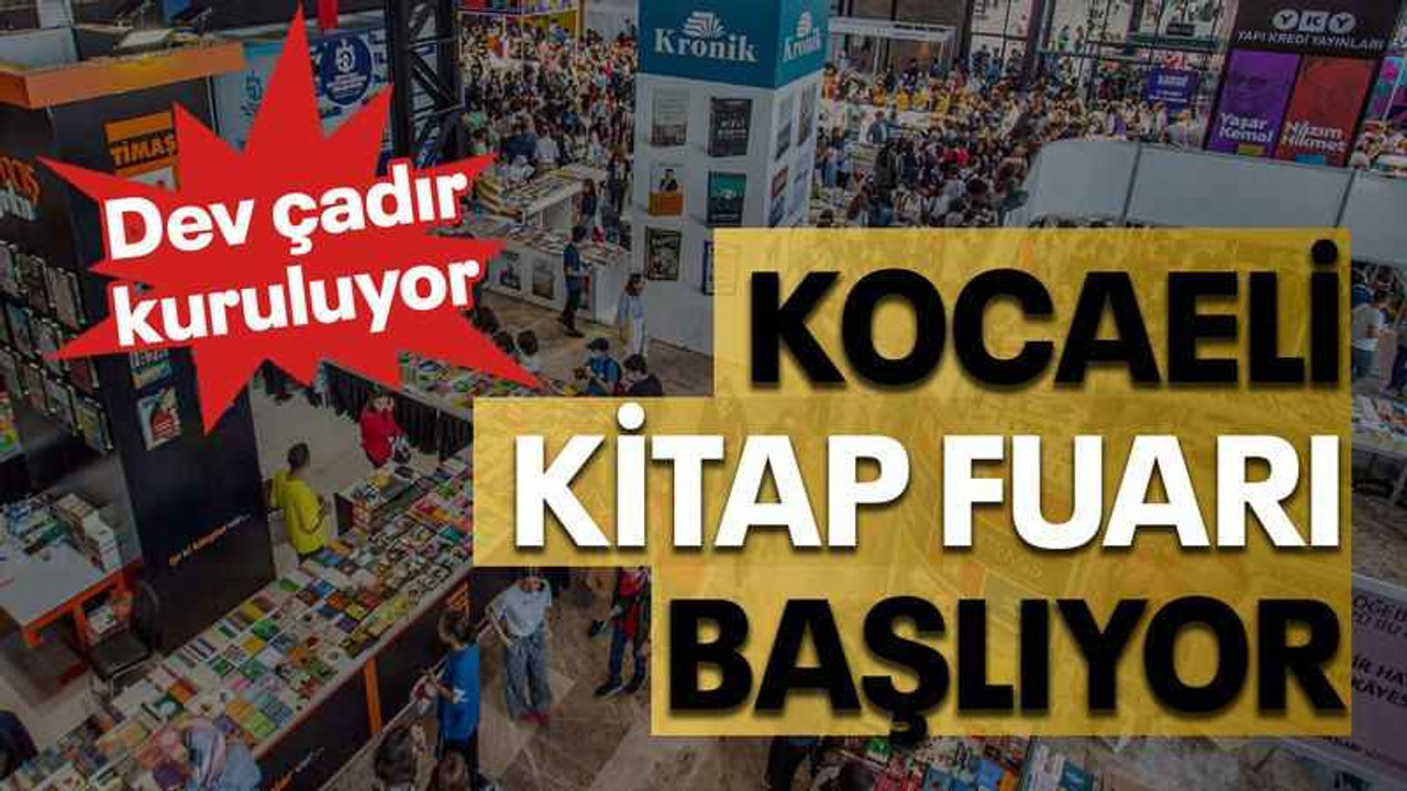Kocaeli Kitap fuarı başlıyor